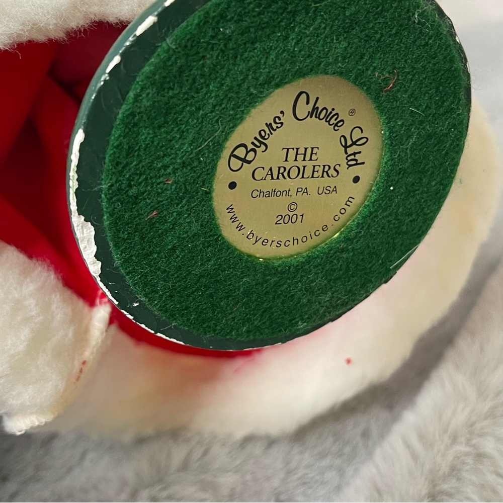 2001 Byers Choice Caroler – Mrs. Claus – Signed – Collectible Christmas Figurine - Picture 10 of 13